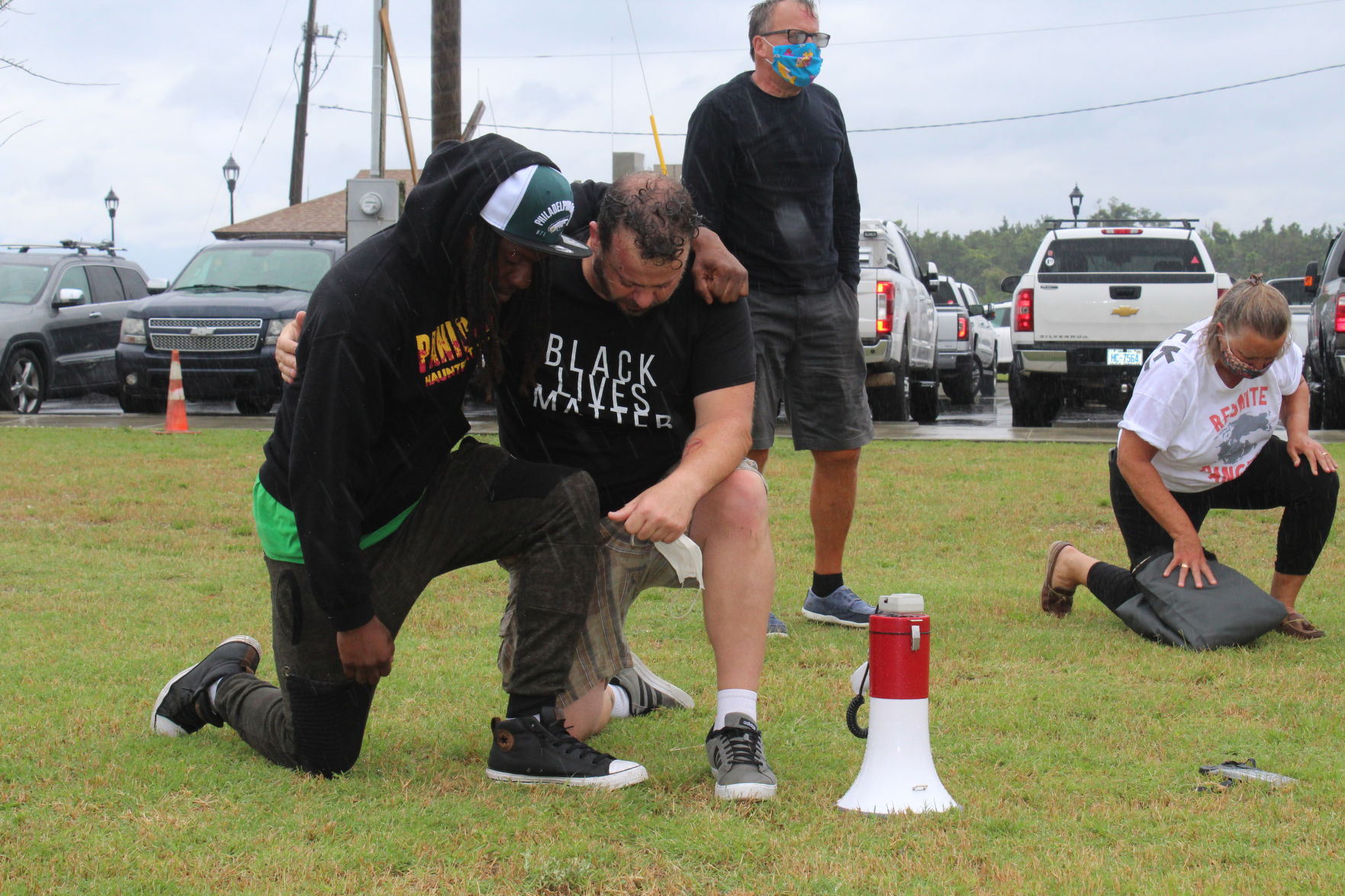 Morehead City demonstrators stage ‘die-in’